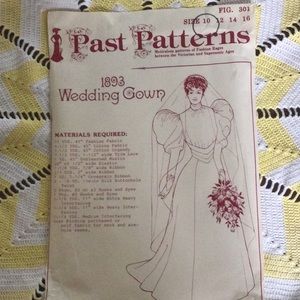Past Patterns 1893 Wedding Gown